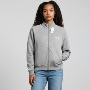 adidas Y-3 Gray Full-Zip Sweatshirt